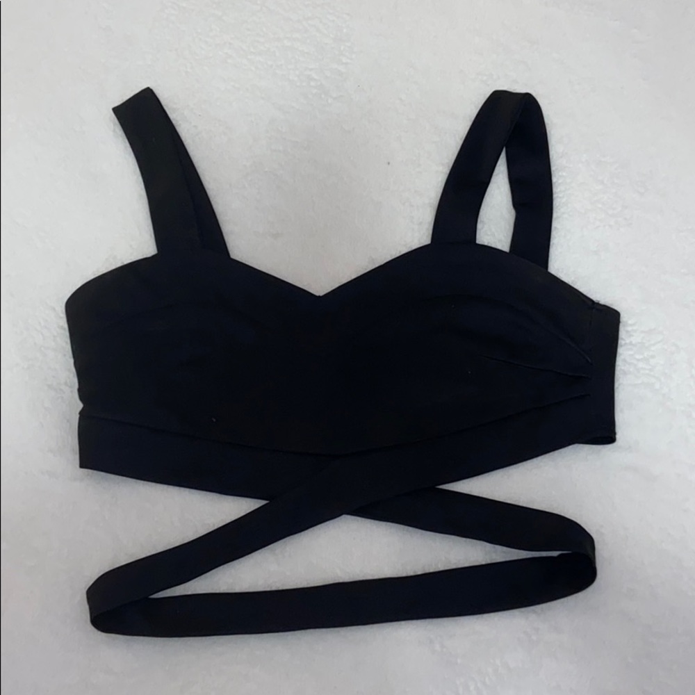 Black Strappy Going Out Top